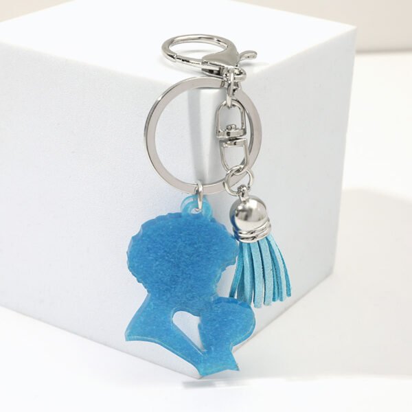 1pc New MOM Keychain Mother's Day LOVE Gift Glitter Sunflower Acrylic Keychain Bag Backpack Accessory To Mother Valentine's Day Gift Hanger - Image 10