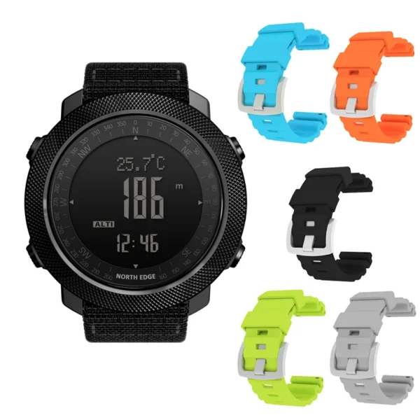 NORTH EDGE Men's sport Digital watch Hours Running Swimming Military Army watches Altimeter Barometer Compass waterproof 50m - Image 8