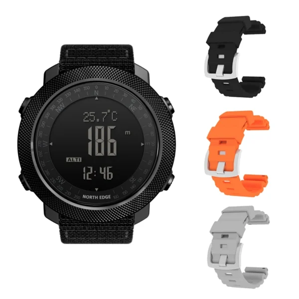 NORTH EDGE Men's sport Digital watch Hours Running Swimming Military Army watches Altimeter Barometer Compass waterproof 50m - Image 11