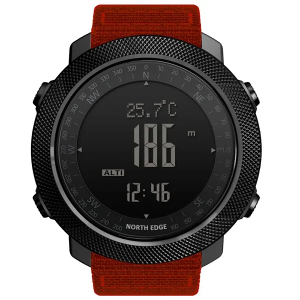 NORTH EDGE Men's sport Digital watch Hours Running Swimming Military Army watches Altimeter Barometer Compass waterproof 50m - Image 13