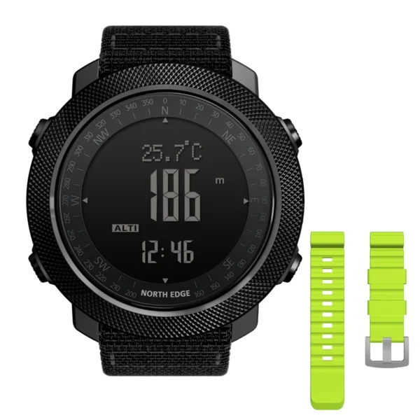 NORTH EDGE Men's sport Digital watch Hours Running Swimming Military Army watches Altimeter Barometer Compass waterproof 50m - Image 14
