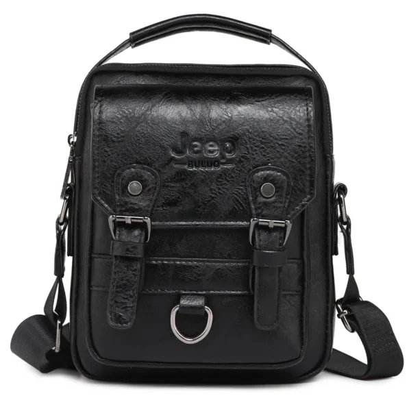 JEEP BULUO Multi-function Business Handbags Men New Man's Shoulder Bag Large Capacity Leather Messenger Bag Crossbody Big Brand - Image 7