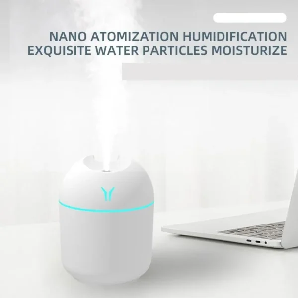 250ML USB Mini Air Humidifier Aroma Essential Oil Diffuser - Image 5