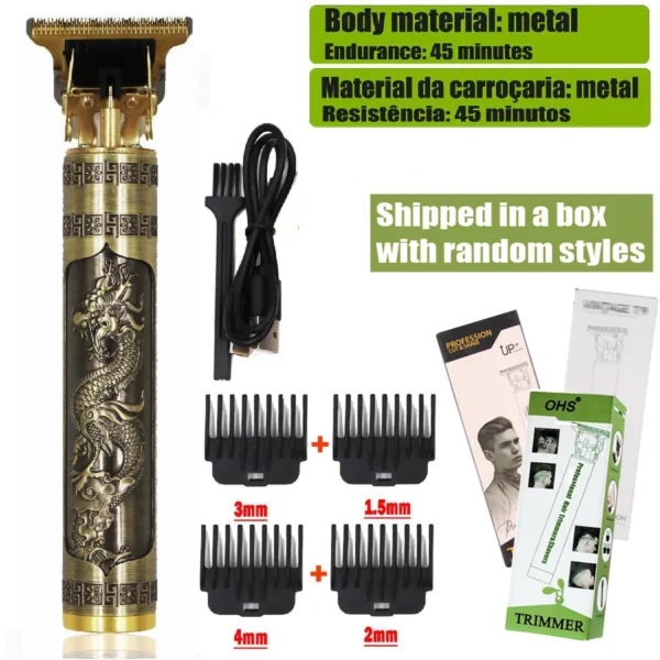 T9 Hair Repair Beard Shaving Body Hair Trimmer Clippers Electric Machine Shaver - Image 8