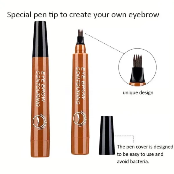 4 Point Eyebrow Pencil Maquillajes Para Mujer Waterproof Liquid Eyebrow Pen Makeup Long Lasting Cosmetic Microblade Brow Pencil - Image 4