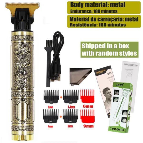 T9 Hair Repair Beard Shaving Body Hair Trimmer Clippers Electric Machine Shaver - Image 10