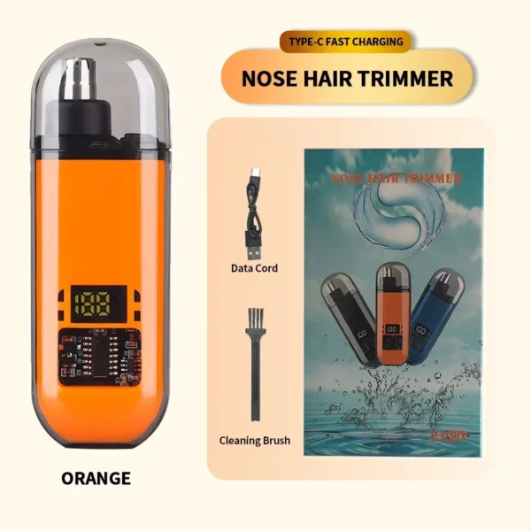 2 In 1 Electric Portable Ear And Nose Hair Trimmer Clipper - Image 7