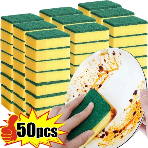 Highly absorbent double-sided magic cleaning pot cleaning brush