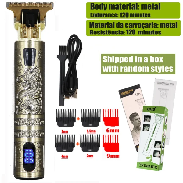 T9 Hair Repair Beard Shaving Body Hair Trimmer Clippers Electric Machine Shaver - Image 12