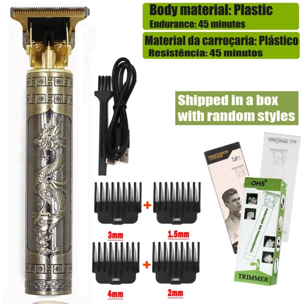 T9 Hair Repair Beard Shaving Body Hair Trimmer Clippers Electric Machine Shaver - Image 16