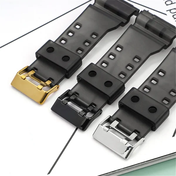 Rubber Replacement Watch Strap for Casio G-Shock GA-100/110/120/150/400/700 GD-100/110/120 GW-8900 GLS-100 Resin Band Bracelet - Image 3