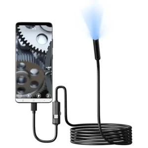 7.0MM TYPE-C IP67 Waterproof 6 LEDs Inspection Borescope Cameras for Phone PC
