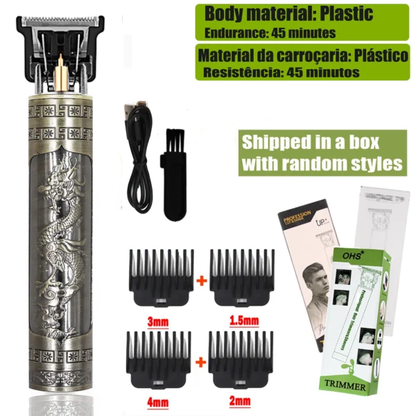 T9 Hair Repair Beard Shaving Body Hair Trimmer Clippers Electric Machine Shaver - Image 14