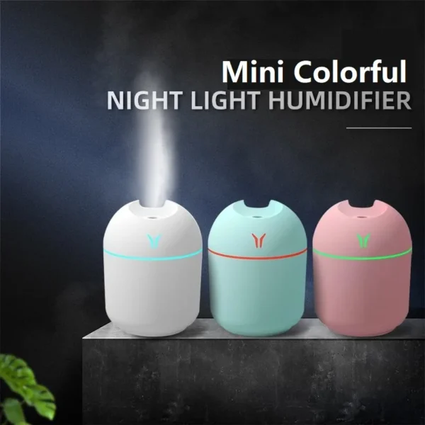 250ML USB Mini Air Humidifier Aroma Essential Oil Diffuser - Image 6