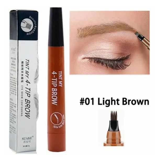 4 Point Eyebrow Pencil Maquillajes Para Mujer Waterproof Liquid Eyebrow Pen Makeup Long Lasting Cosmetic Microblade Brow Pencil - Image 10