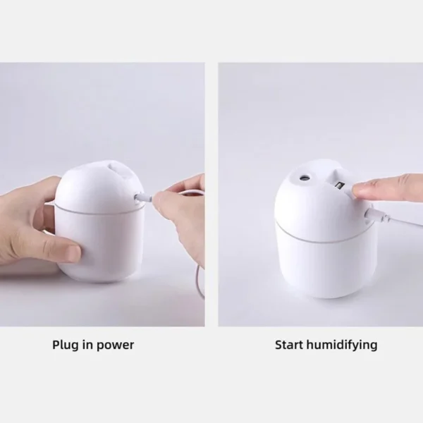 250ML USB Mini Air Humidifier Aroma Essential Oil Diffuser - Image 16