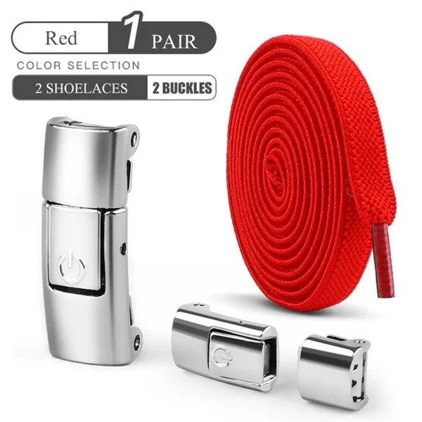 8mm No Tie Shoe Laces Press Lock Shoelaces Without Ties Elastic Laces Sneaker Kids Adult Widened Flat Shoelace for Shoes - Image 29