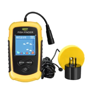 100M Portable Sonar Echo Sounder Alarm Transducer Lake Sea Fishing