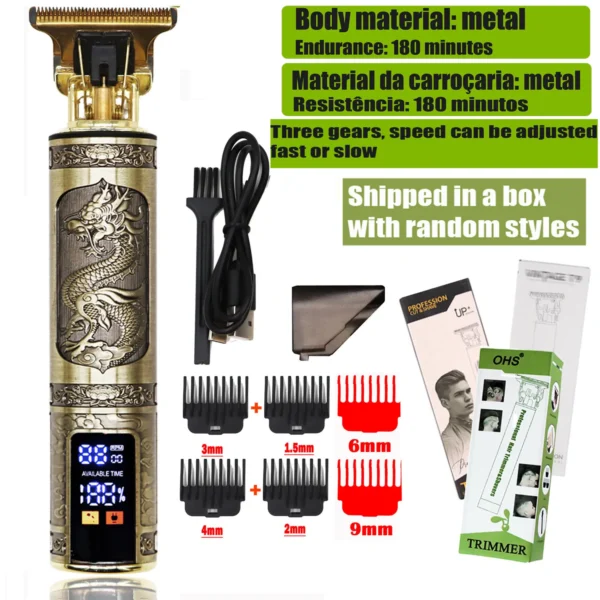 T9 Hair Repair Beard Shaving Body Hair Trimmer Clippers Electric Machine Shaver - Image 11
