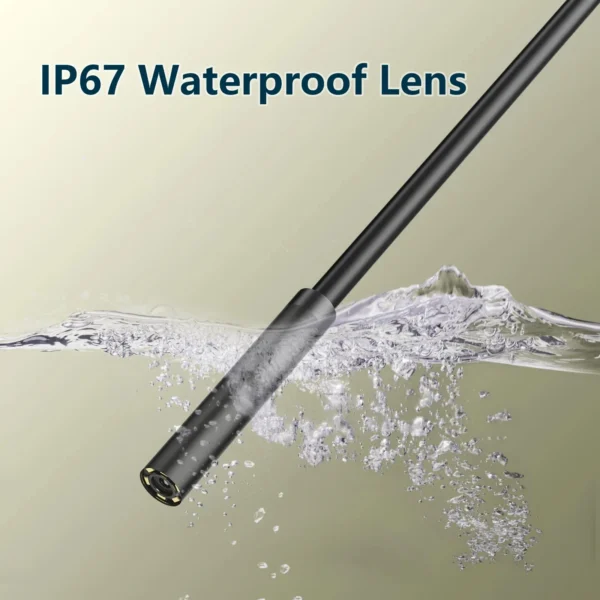 7.0MM TYPE-C IP67 Waterproof 6 LEDs Inspection Borescope Cameras for Phone PC - Image 3