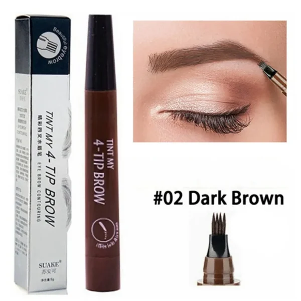 4 Point Eyebrow Pencil Maquillajes Para Mujer Waterproof Liquid Eyebrow Pen Makeup Long Lasting Cosmetic Microblade Brow Pencil - Image 8