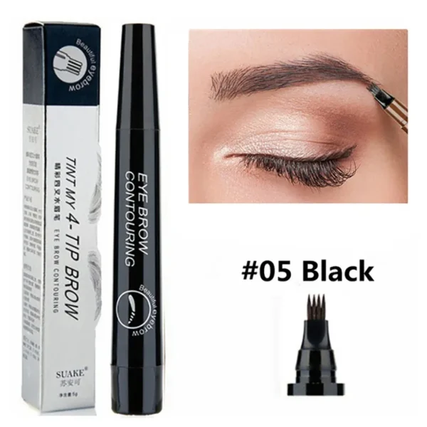 4 Point Eyebrow Pencil Maquillajes Para Mujer Waterproof Liquid Eyebrow Pen Makeup Long Lasting Cosmetic Microblade Brow Pencil - Image 9