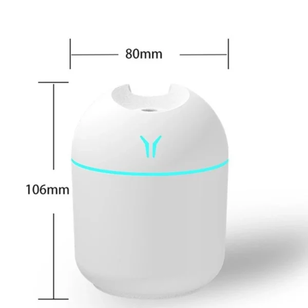 250ML USB Mini Air Humidifier Aroma Essential Oil Diffuser - Image 13