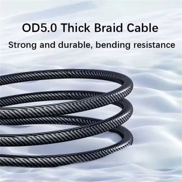 120W Type C to Type C Cable Phone Super Fast Charging Cable With LED Display - Image 3