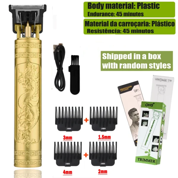 T9 Hair Repair Beard Shaving Body Hair Trimmer Clippers Electric Machine Shaver - Image 15