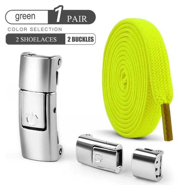 8mm No Tie Shoe Laces Press Lock Shoelaces Without Ties Elastic Laces Sneaker Kids Adult Widened Flat Shoelace for Shoes - Image 25