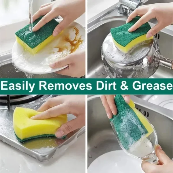 Highly absorbent double-sided magic cleaning pot cleaning brush - Image 5