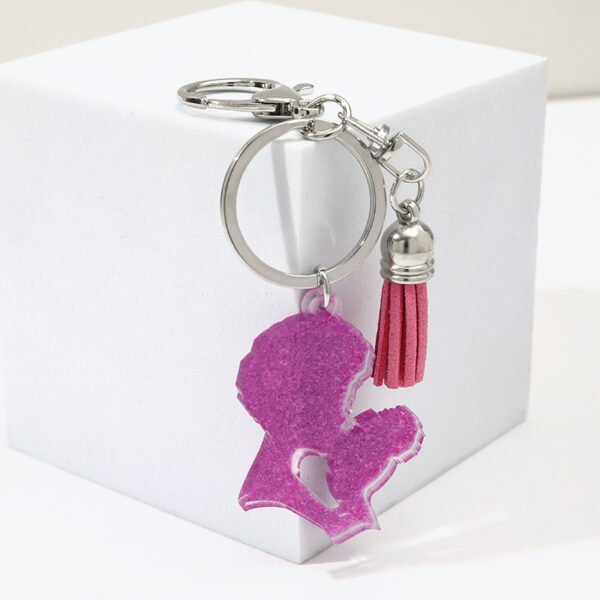 1pc New MOM Keychain Mother's Day LOVE Gift Glitter Sunflower Acrylic Keychain Bag Backpack Accessory To Mother Valentine's Day Gift Hanger - Image 9