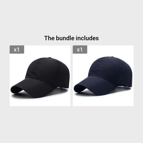 1 Top Men's Hole Breathable Baseball Cap - Image 17